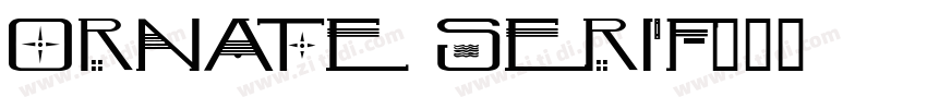 Ornate Serif字体转换